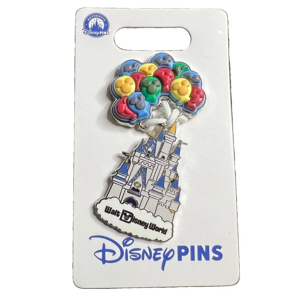 2026 Disney Parks Walt Disney World Cinderella Castle With Balloons Pin OE